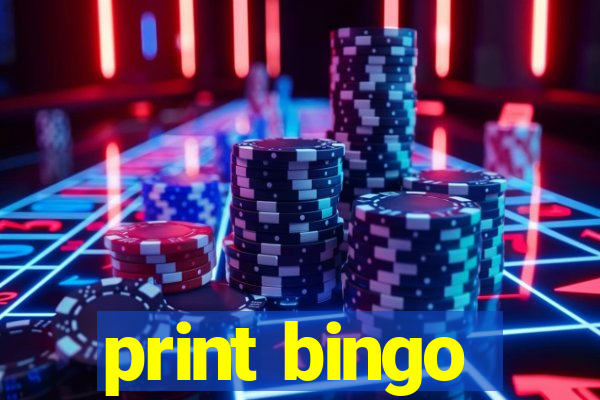 print bingo